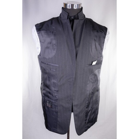 Jos A Bank 2-Pc Stripped Gray Suit Jacket Blazer Jacket Size 41R Pants 35X30 - Picture 9 of 16